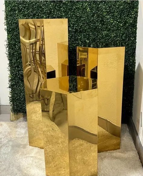 Hexágono mediano gold