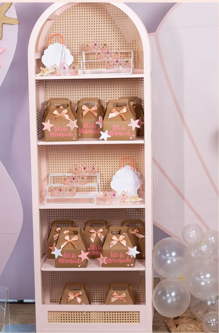 Pink vintage stand