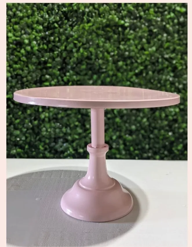 Base de bizcocho pia rosa 12"