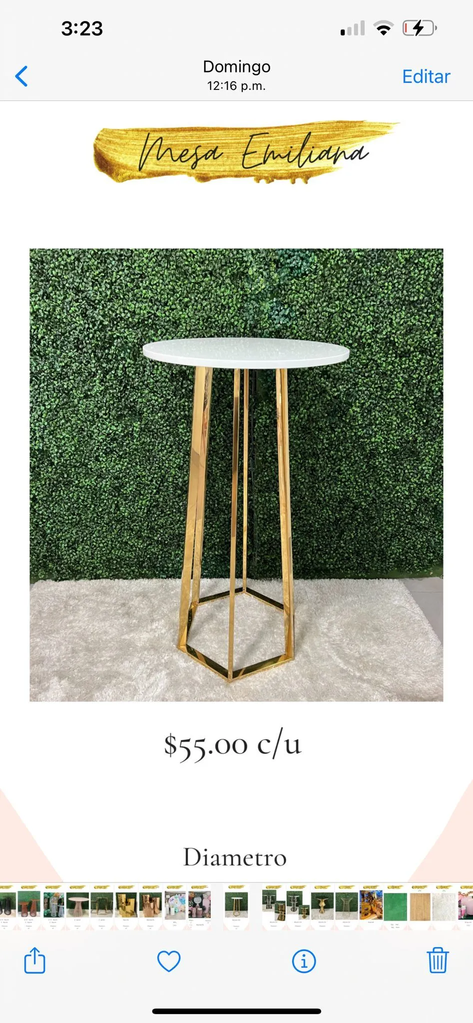 Mesa Emiliana gold