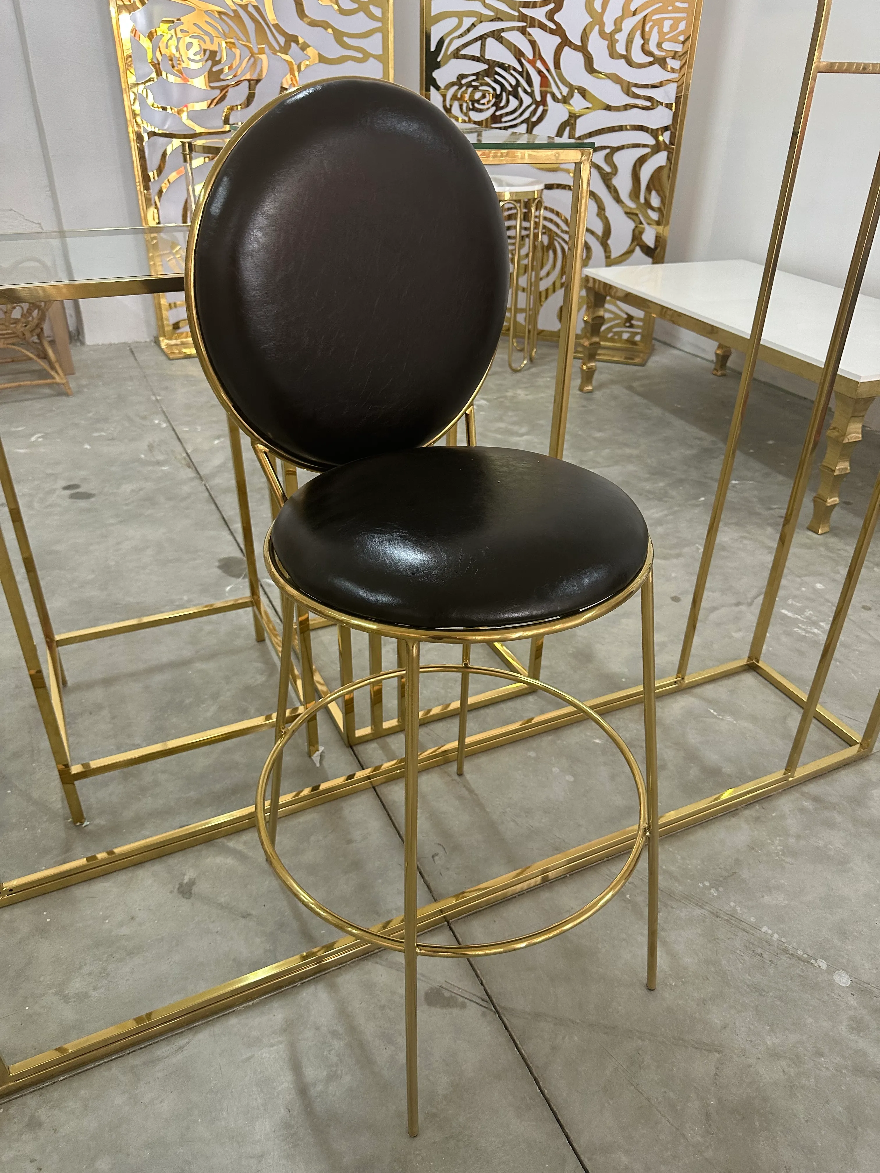Stool Empire silver