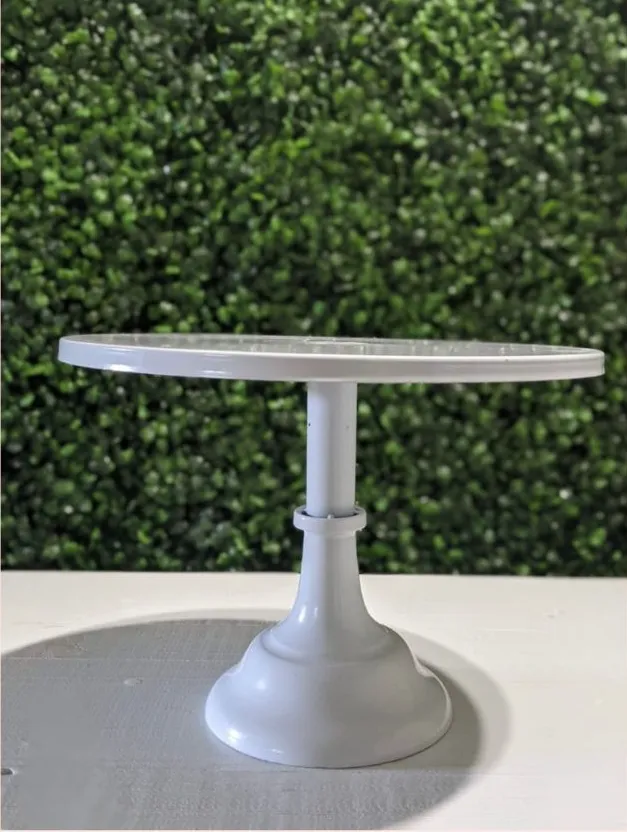 Base de bizcocho pia blanca 12"