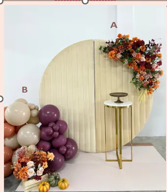 Flores artificiales Autumn ( Grande para backdrop)