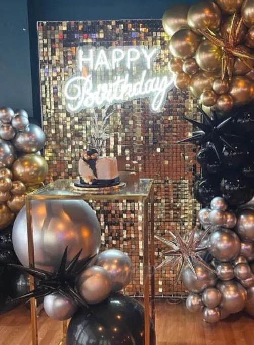 Shimmer wall Gold