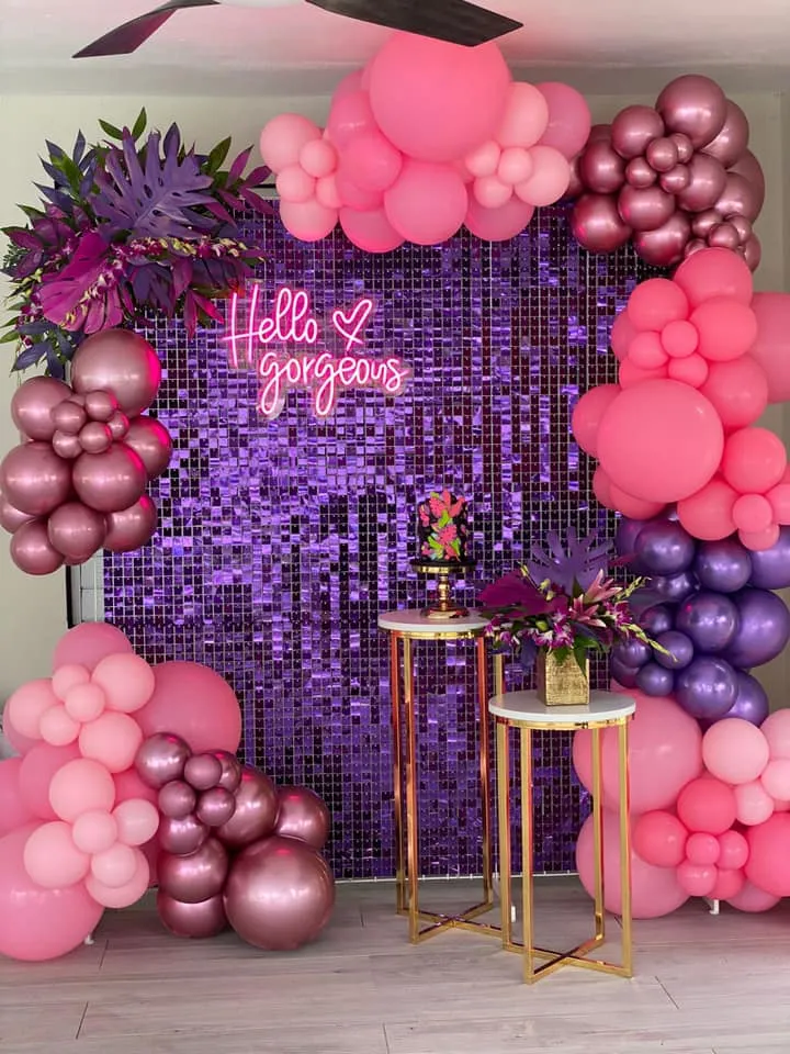 Shimmer wall violeta 
