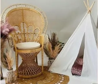Tulum peacock chair 