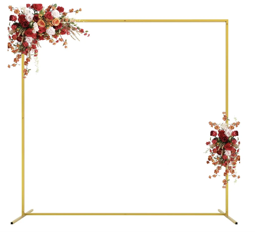 6 ft x 6 ft Gold Arch
