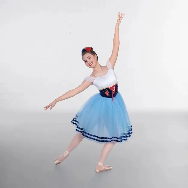 Romantic tutu- Navy and white