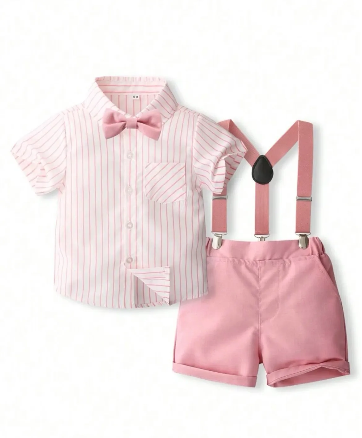 Boys set- Pink striped