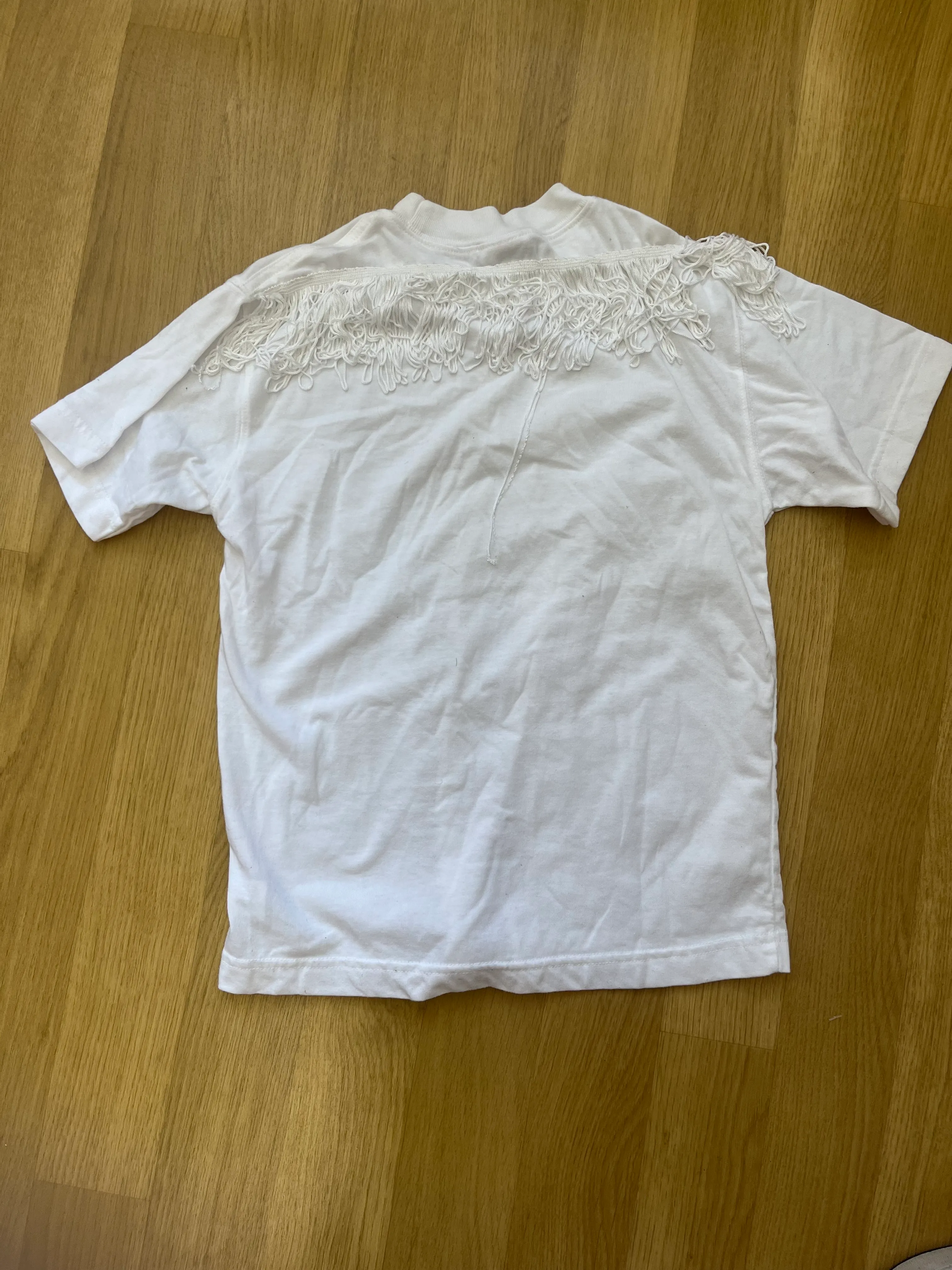 Fringe T-shirt- White