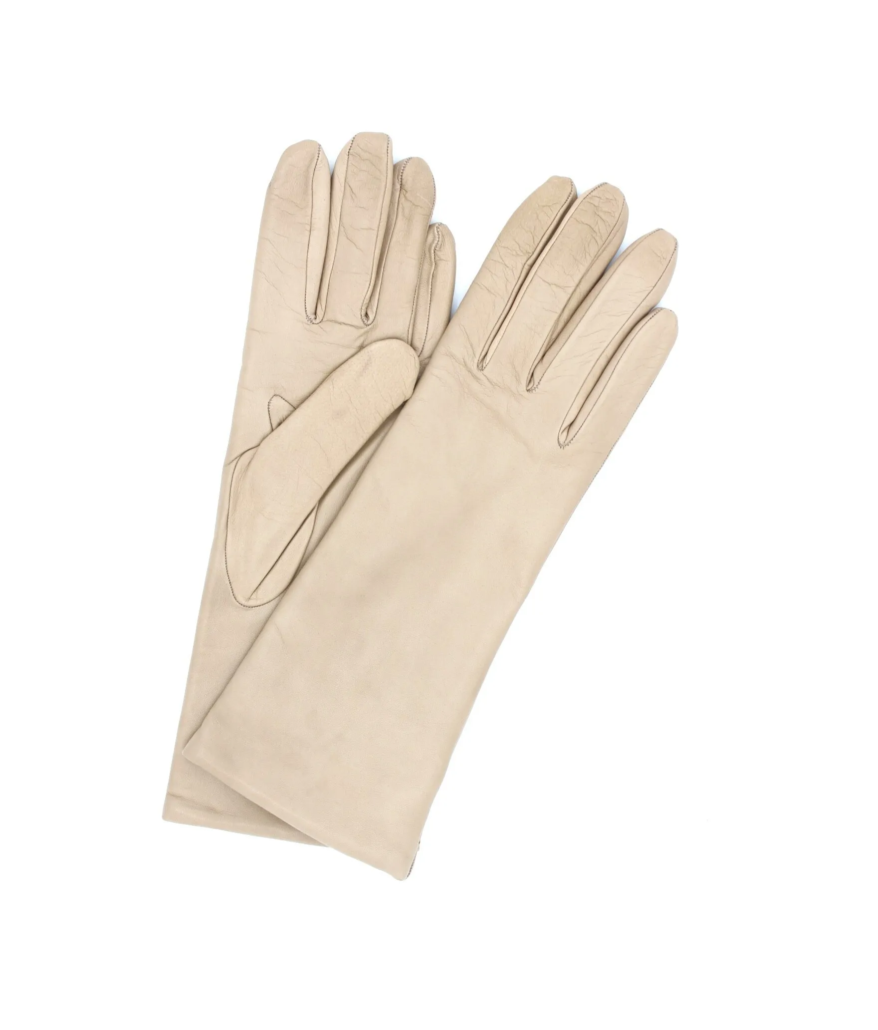 Gloves- Beige leather