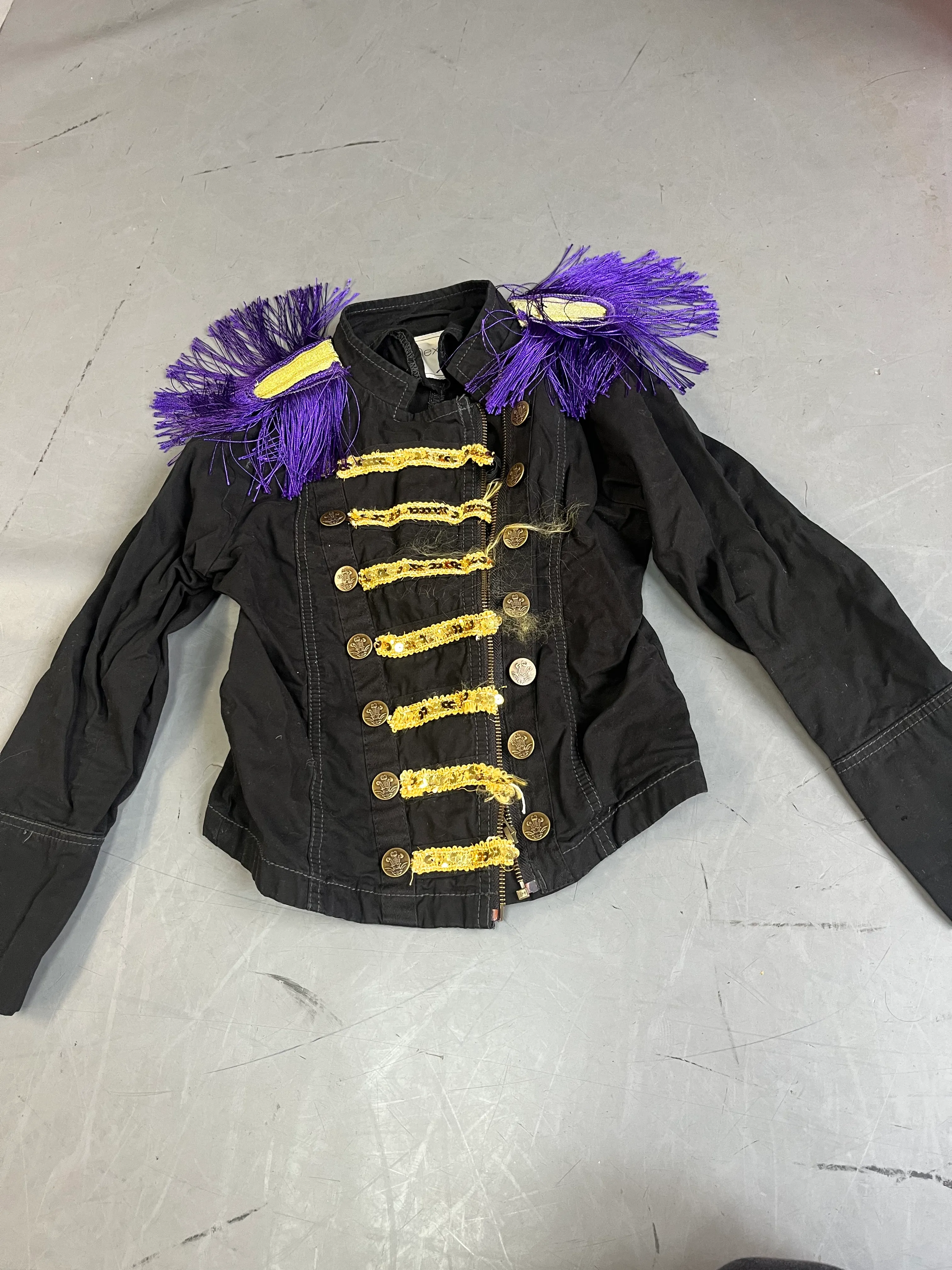 Jacket- Black and Purple