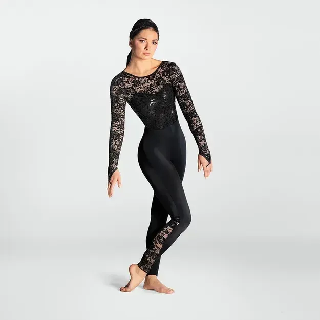 Catsuit- Black seqin