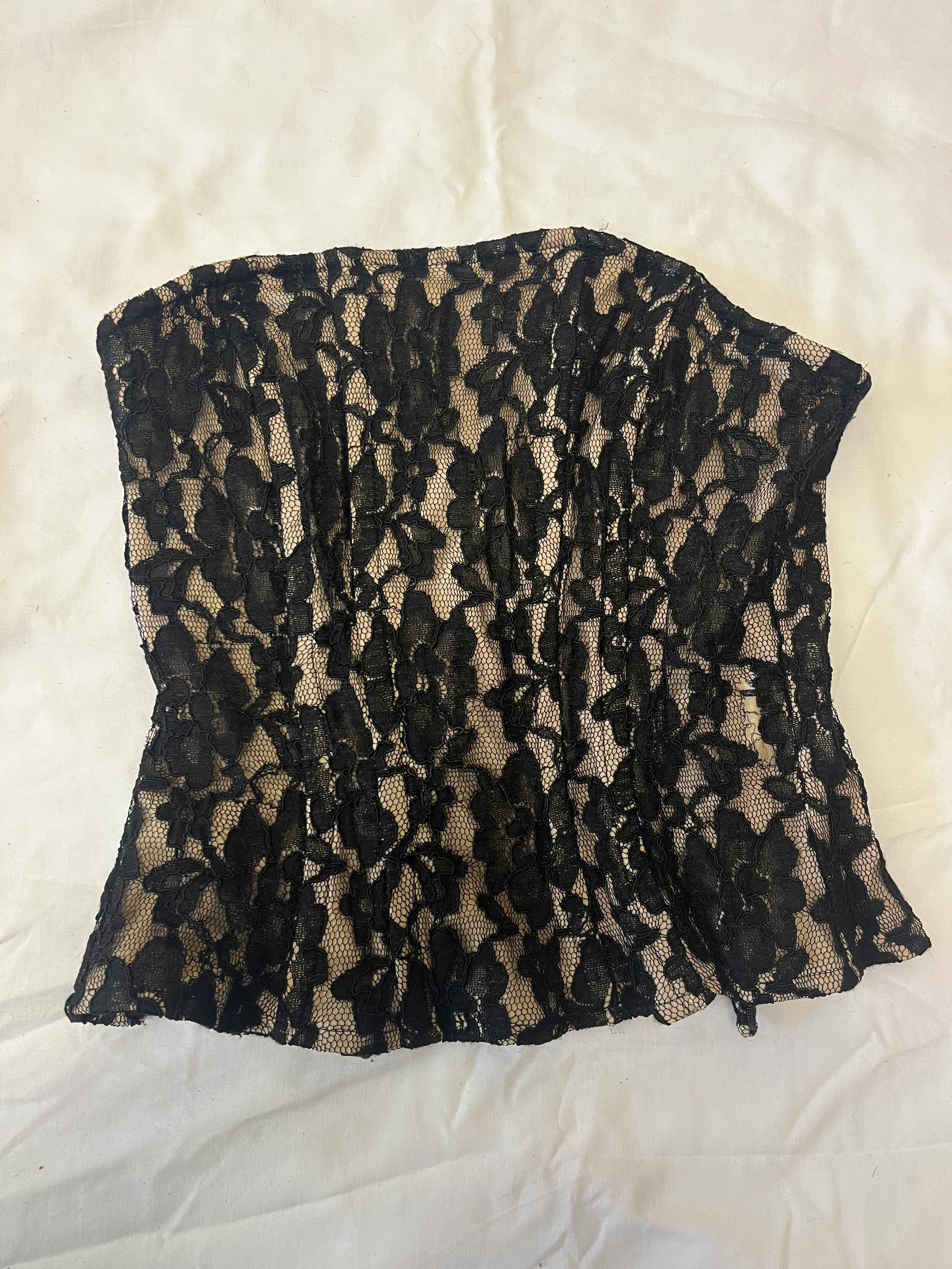 Corset- Black lace