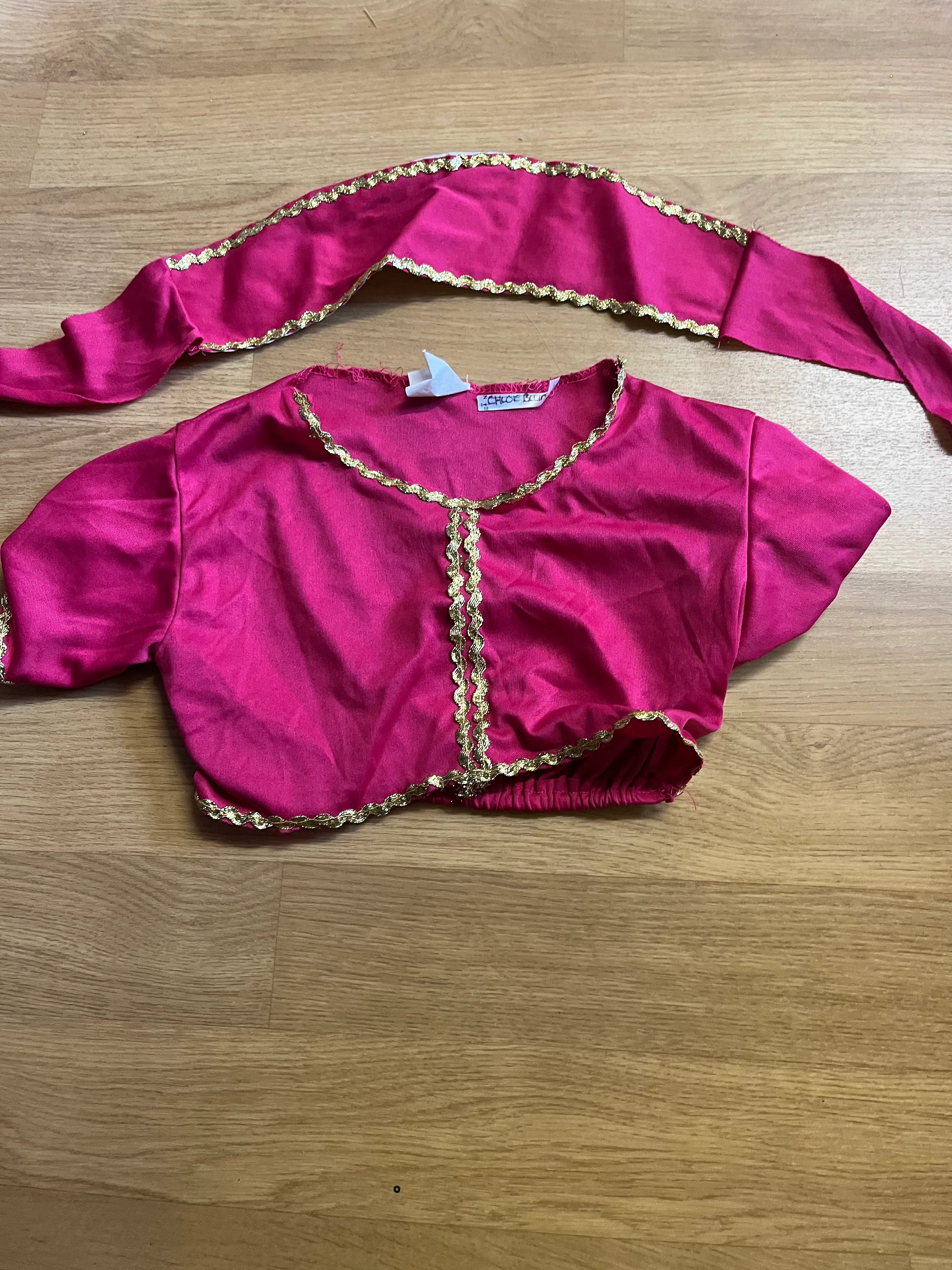 Aladdin- Top and headband