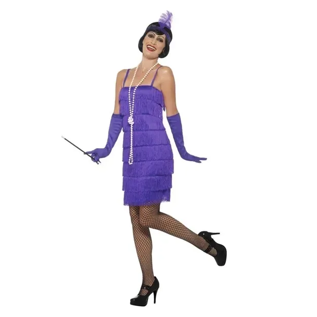 Fringe dress- Purple