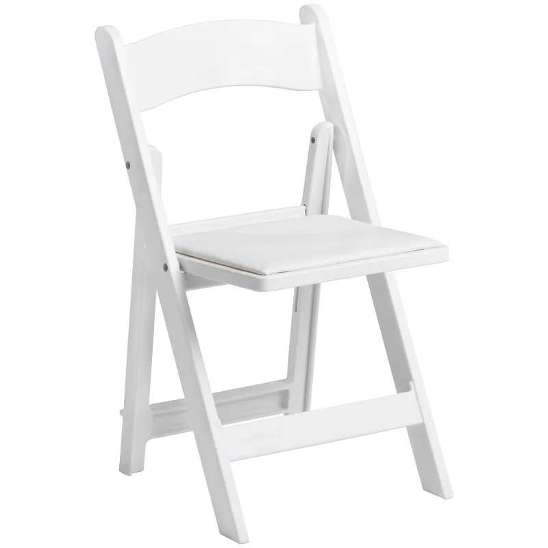 White Padded Wedding Chair Rental Des Moines Party Rentals • Chairs • Tables • Tents • Bounce
