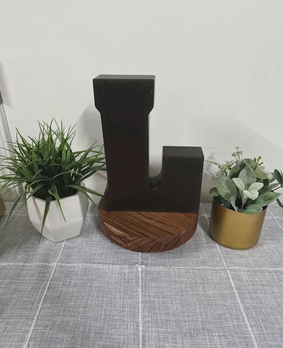 "L" Metal Letter