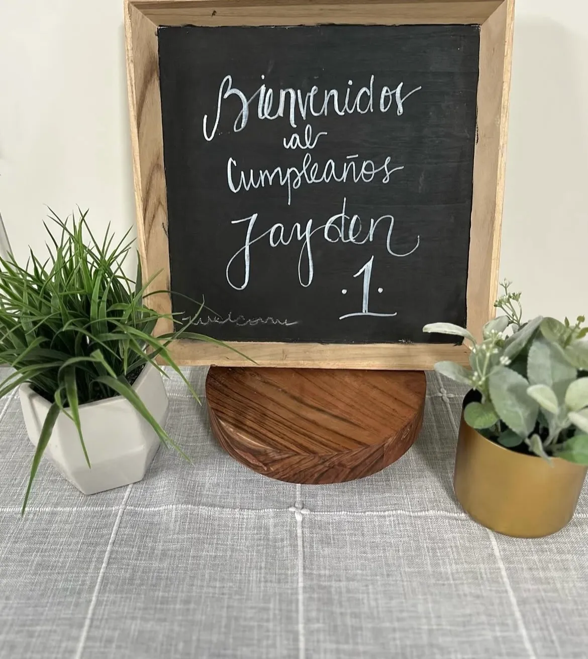Wood Chalk Sign