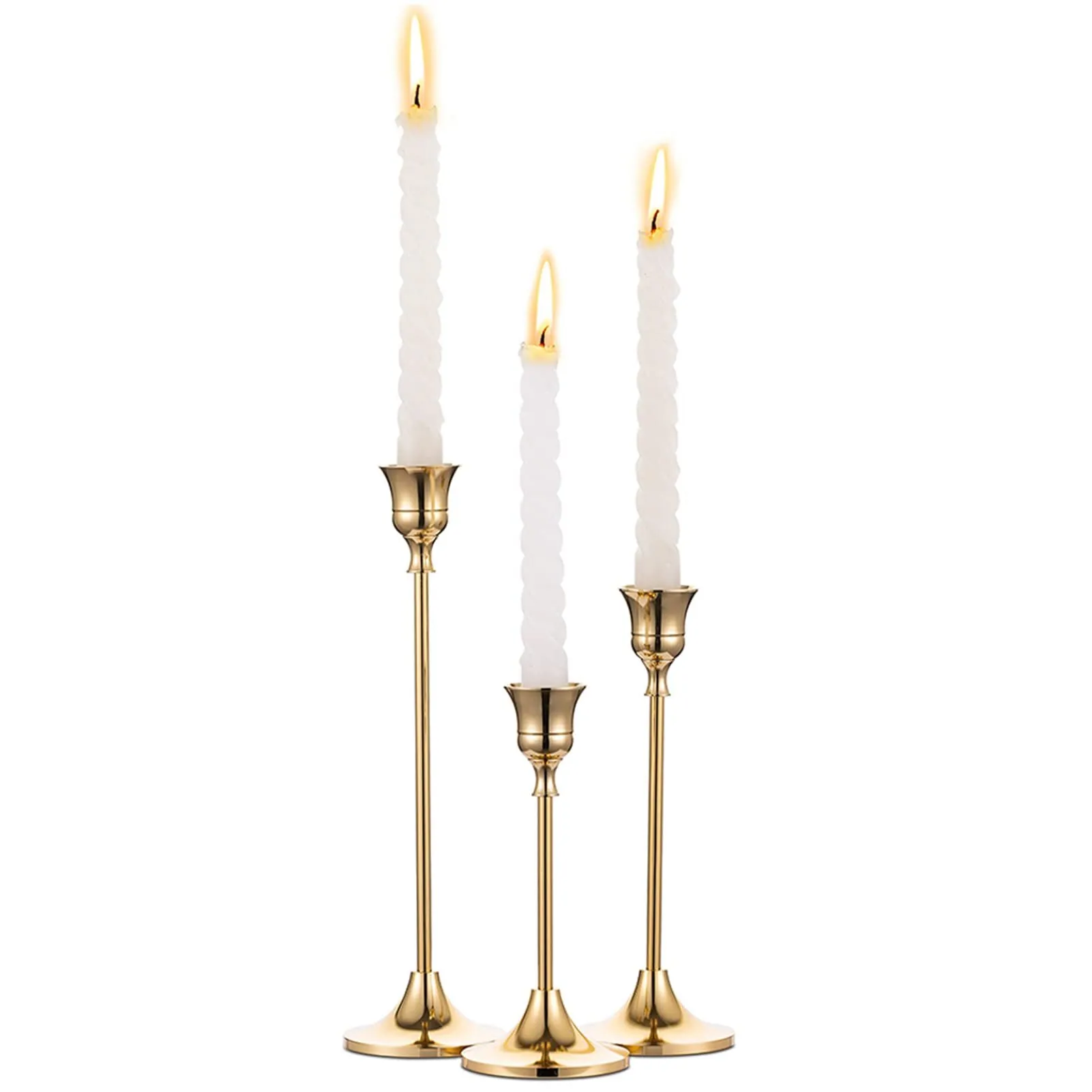 Gold Candle Stick Holder