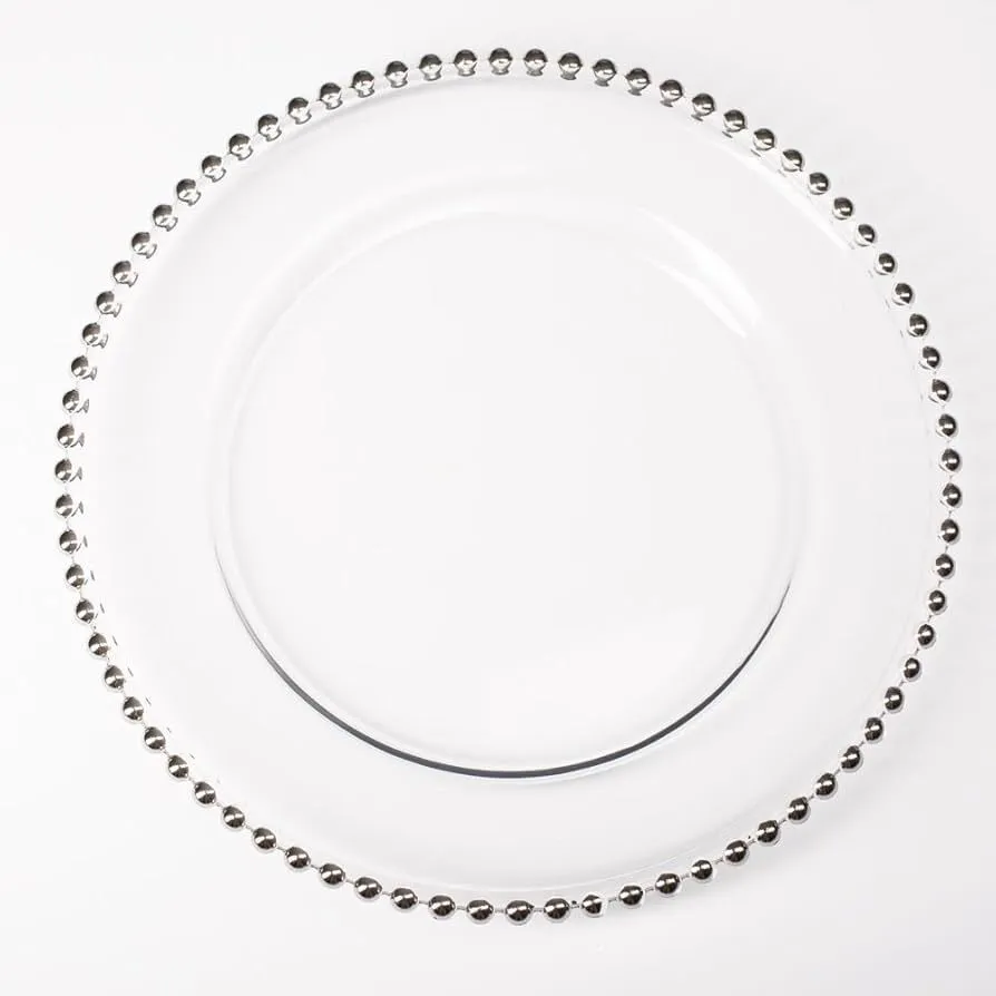 Silver Beaded Charger