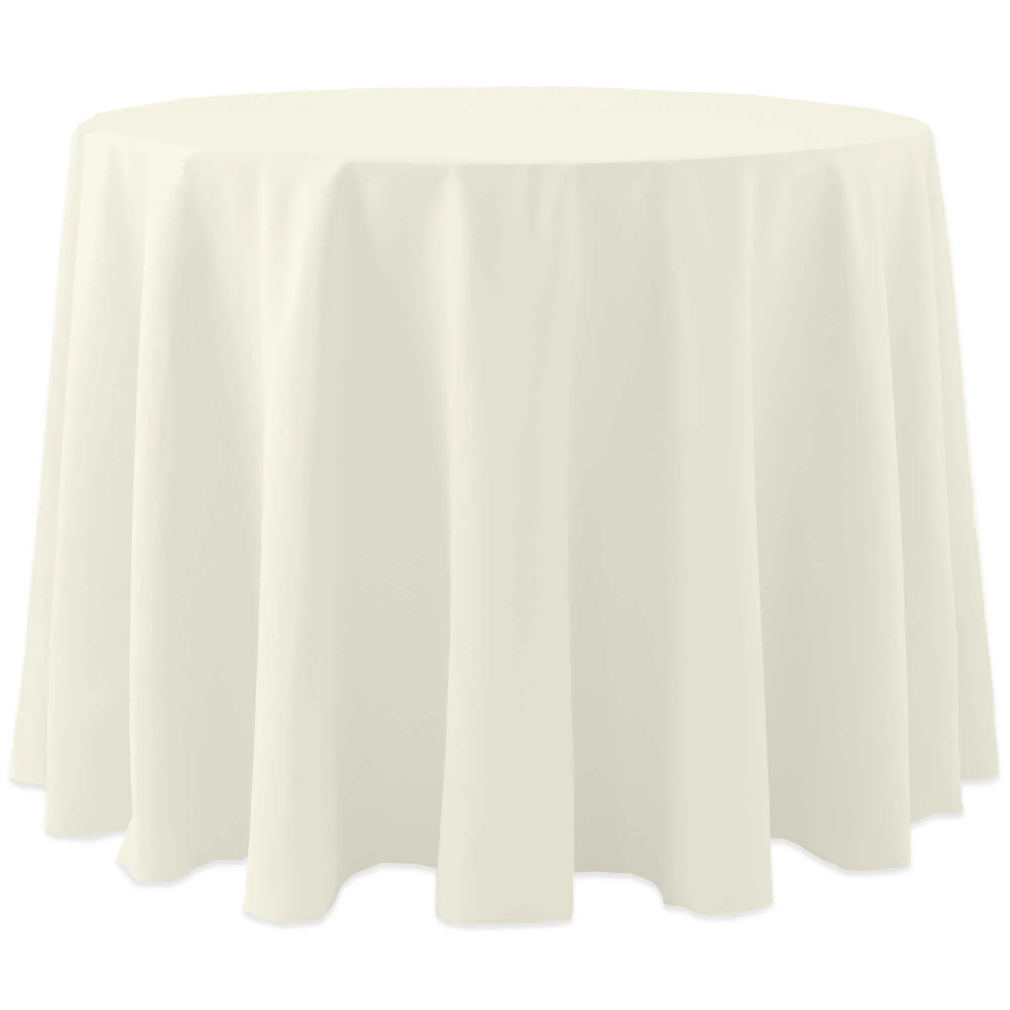 Floor-length Ivory Linens