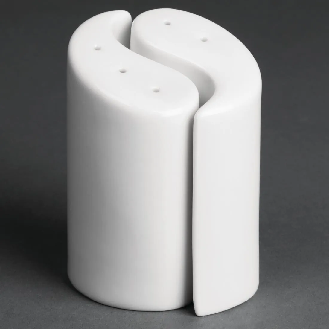 Olympia Whiteware Yin Yang Salt and Pepper Sets 95mm