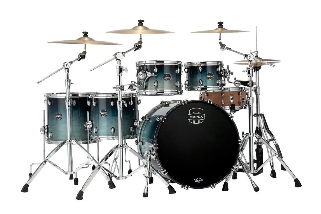 Mapex Saturn Maple/Walnut Hybrid 18" x 16" Floor Tom