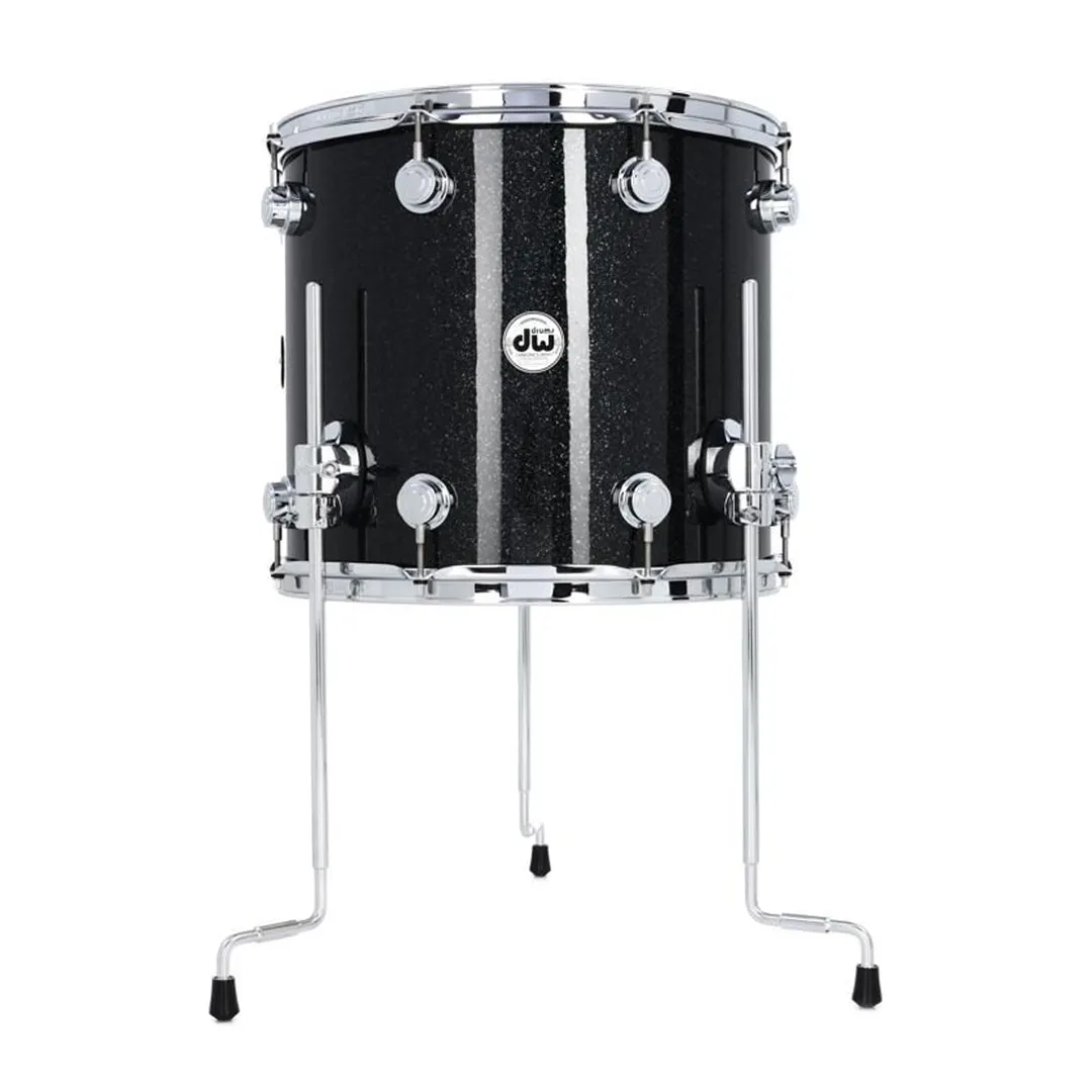 DW Collectors 14" x 11" Floor Tom (Black Ice)