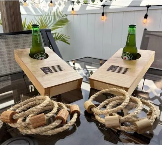 Bottle Ring Toss Tabletop Game Rental