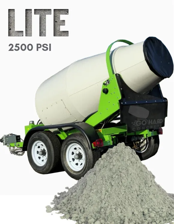 Concrete Trailer, 0.75 Cu. Yd., Lite Mix