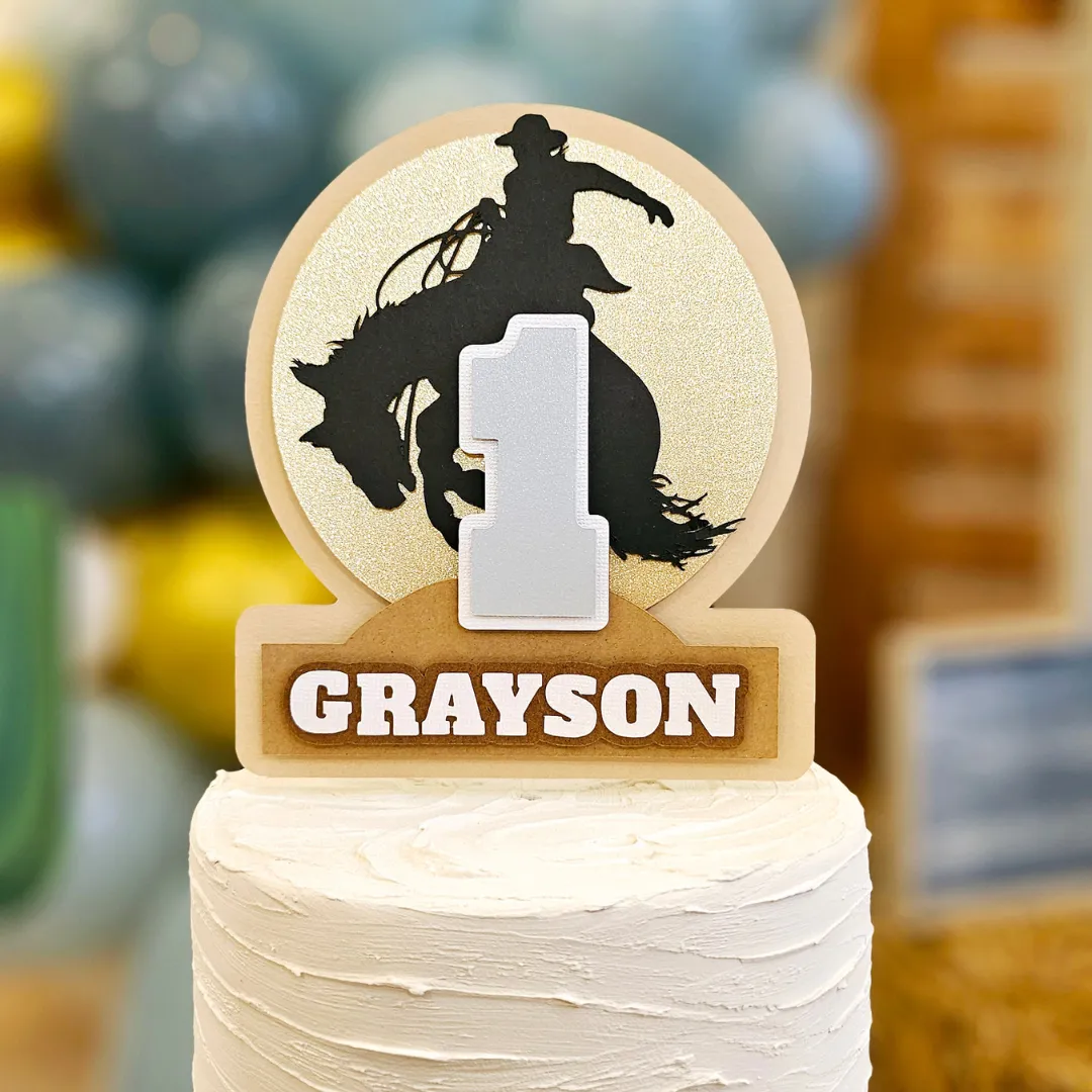 Rodeo Cake Topper