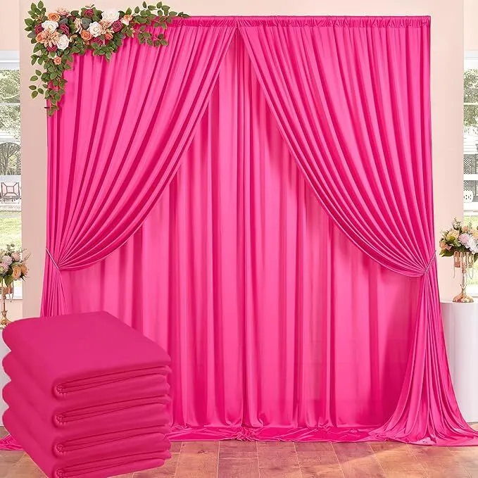 Hot Pink Curtains (Cloth)