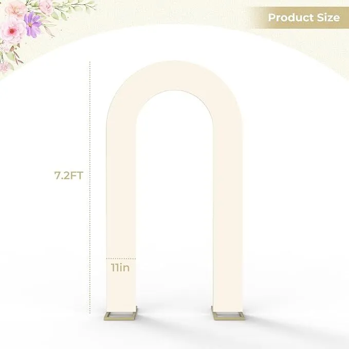 Ivory Arch Backdrop Cloth