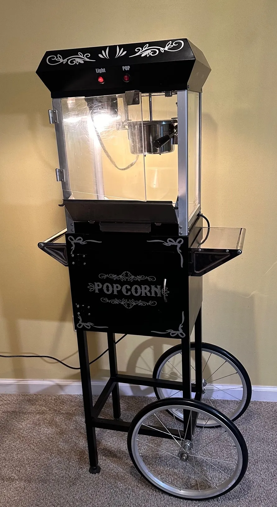 Vintage Popcorn Machine.