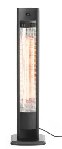 Deze hoogwaardige infrarood terrasverwarmer is stof- en spatwaterdicht volgens de IP44 norm en daardoor ideaal voor gebruik het hele jaar door binnen en buiten. 