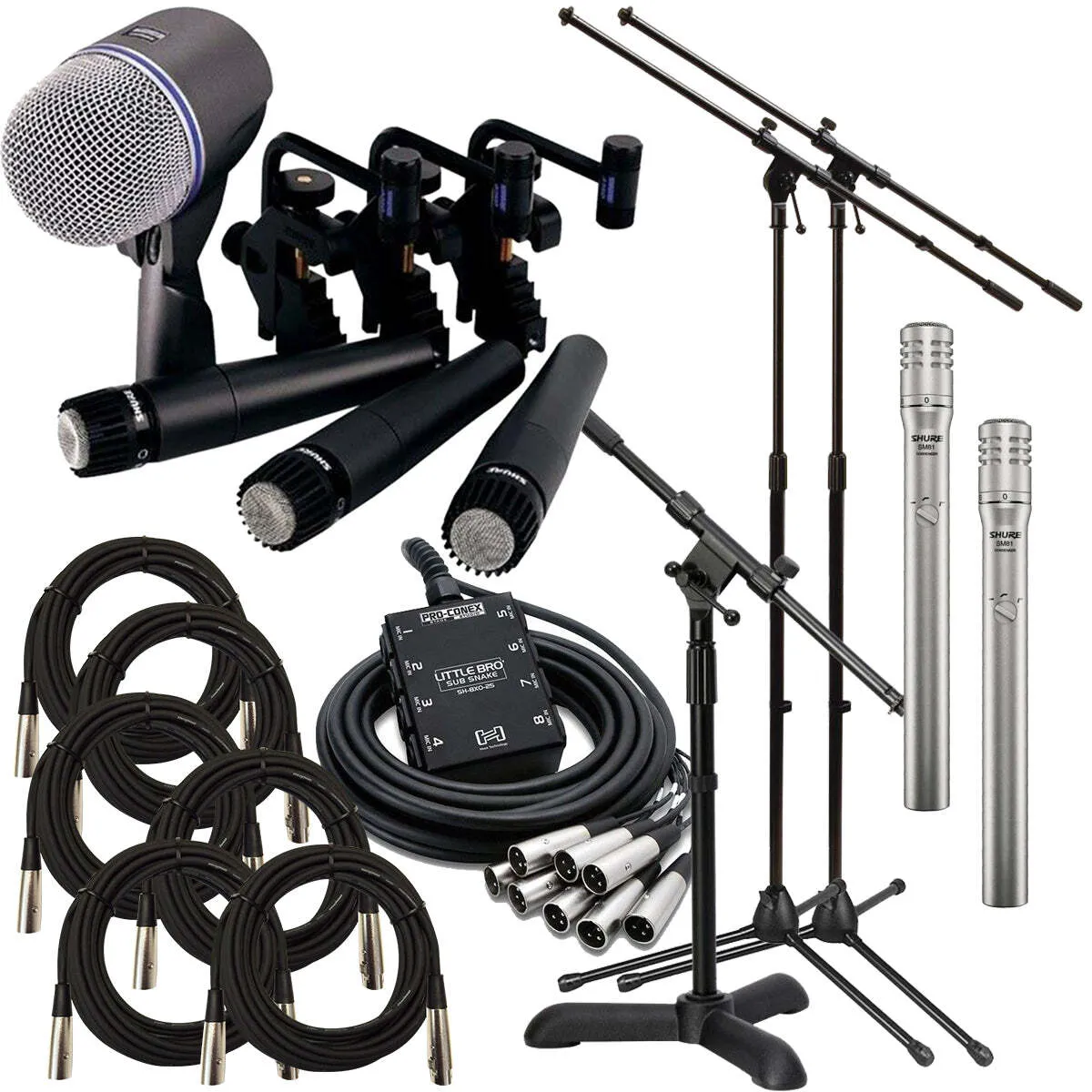 Shure drum mic bundle