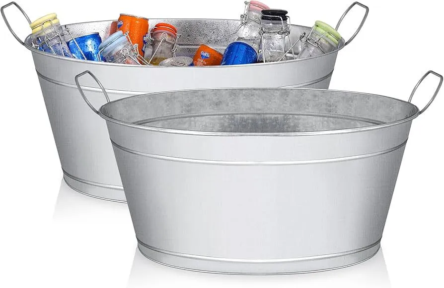 Drinks Container - Galvanised