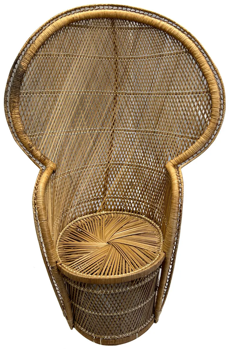 Tan Peacock Chair