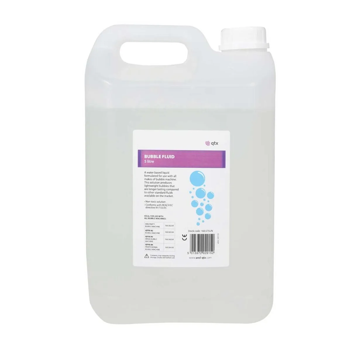 5 liter bubble fluid