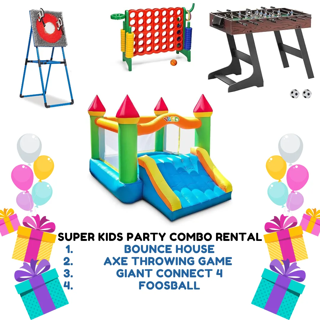 Super Kids Party Combo Rental