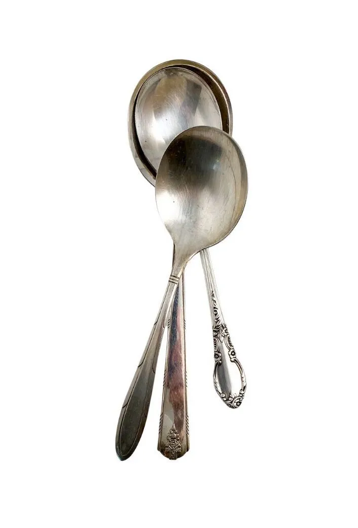 Heirloom Silverplate Soup Spoons