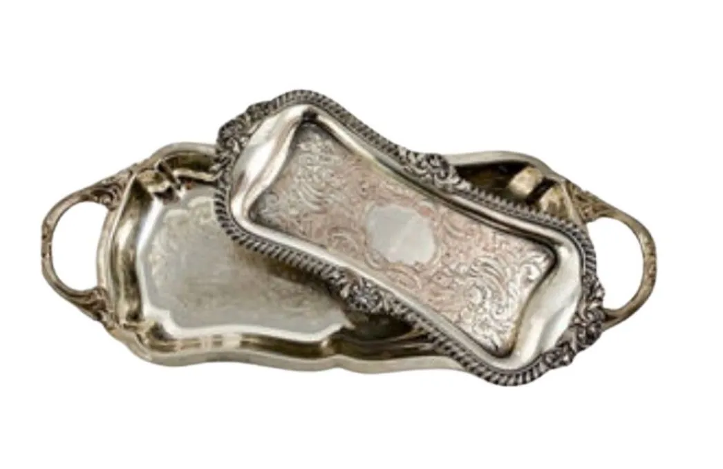 Silver Plate Small Trays Various