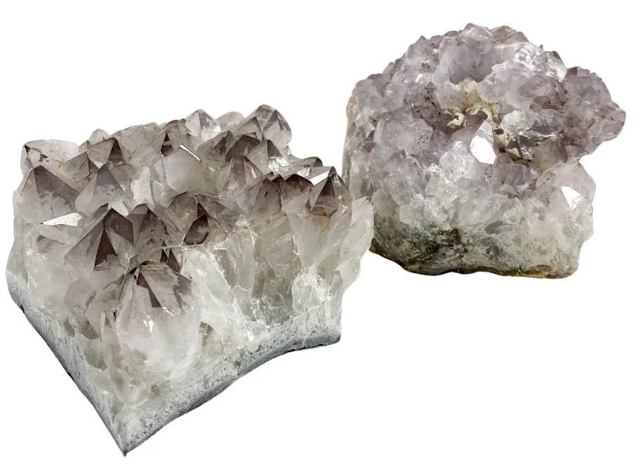 Grey Crystal Votive Holders/Various
