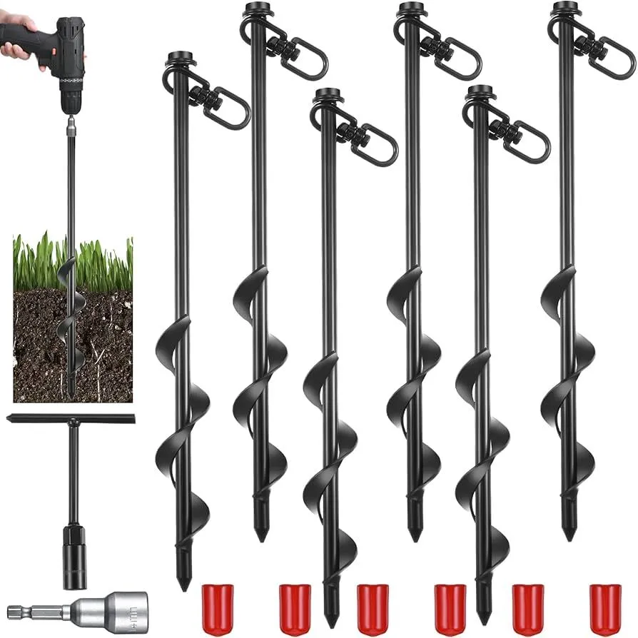 Screw in Ground Anchors for Pop Up Tents