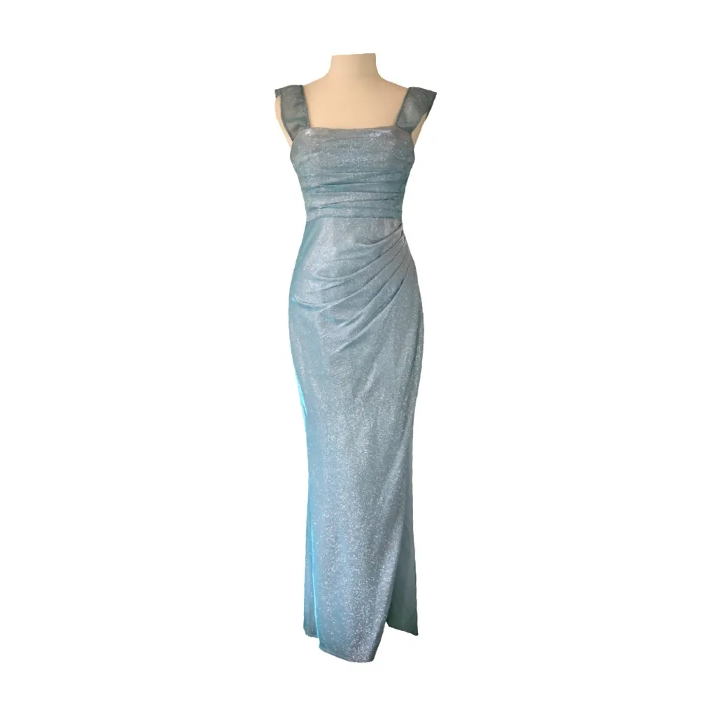 Shimmery Blue Gown