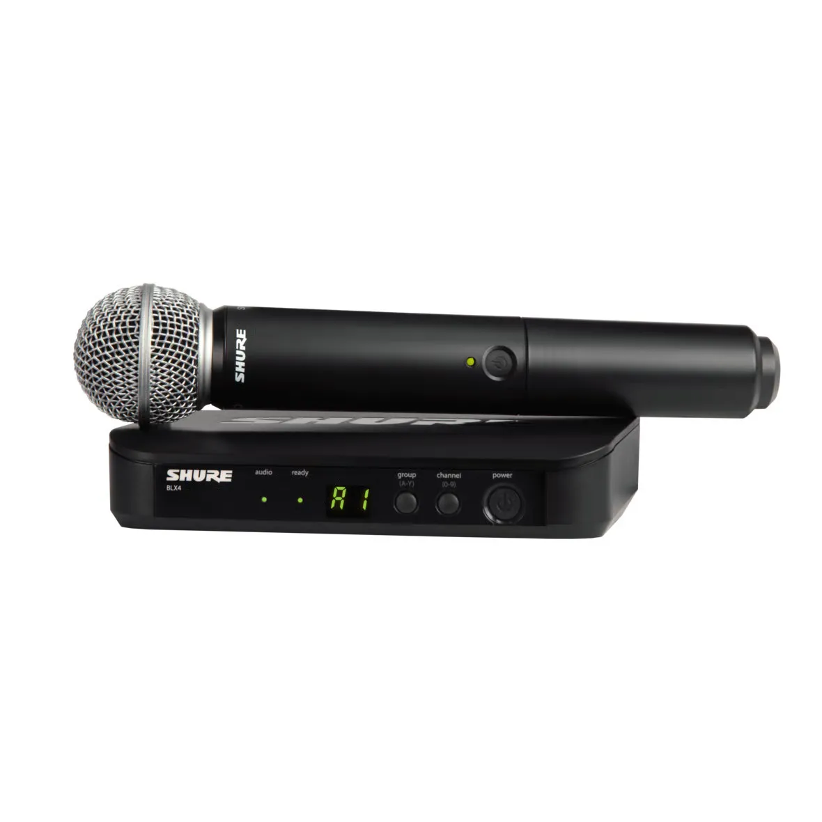 Micro sans fil Shure SM58 main + récepteur BLX4