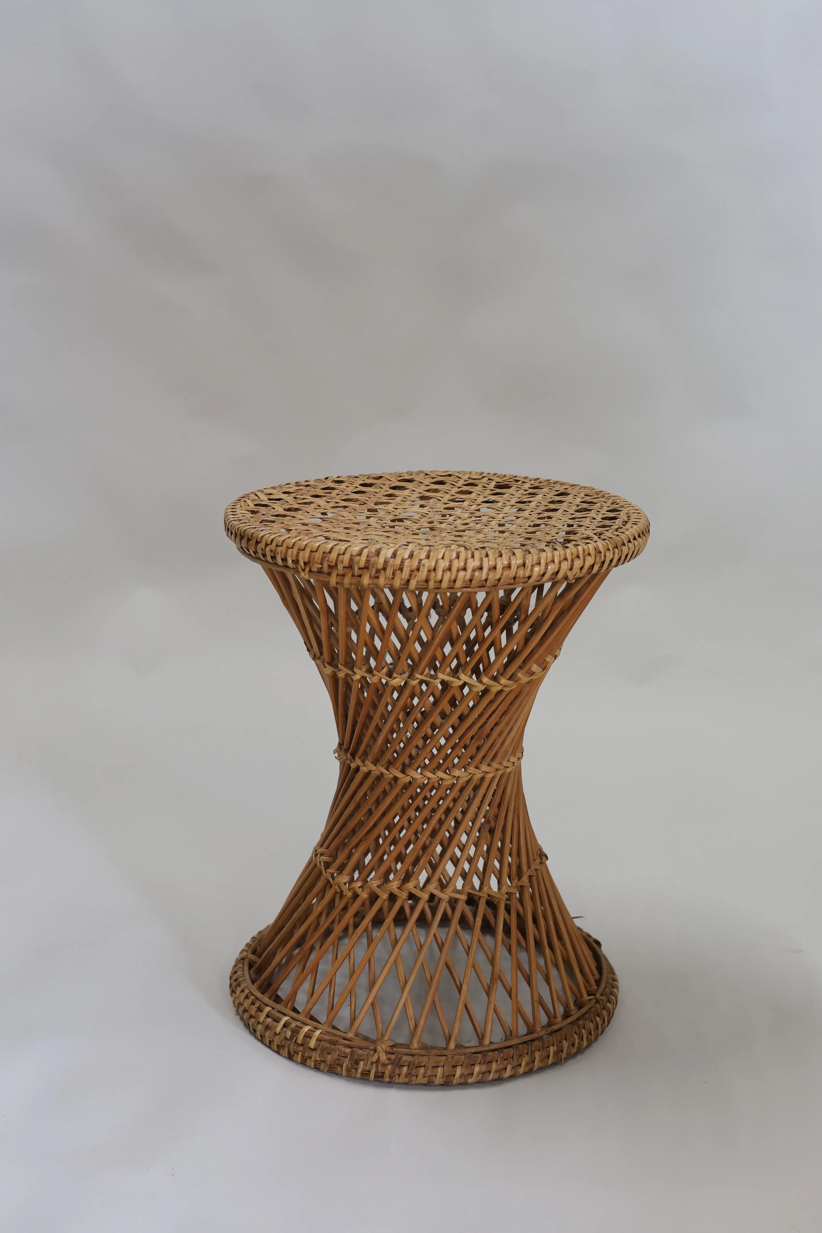 Clara rattan side table