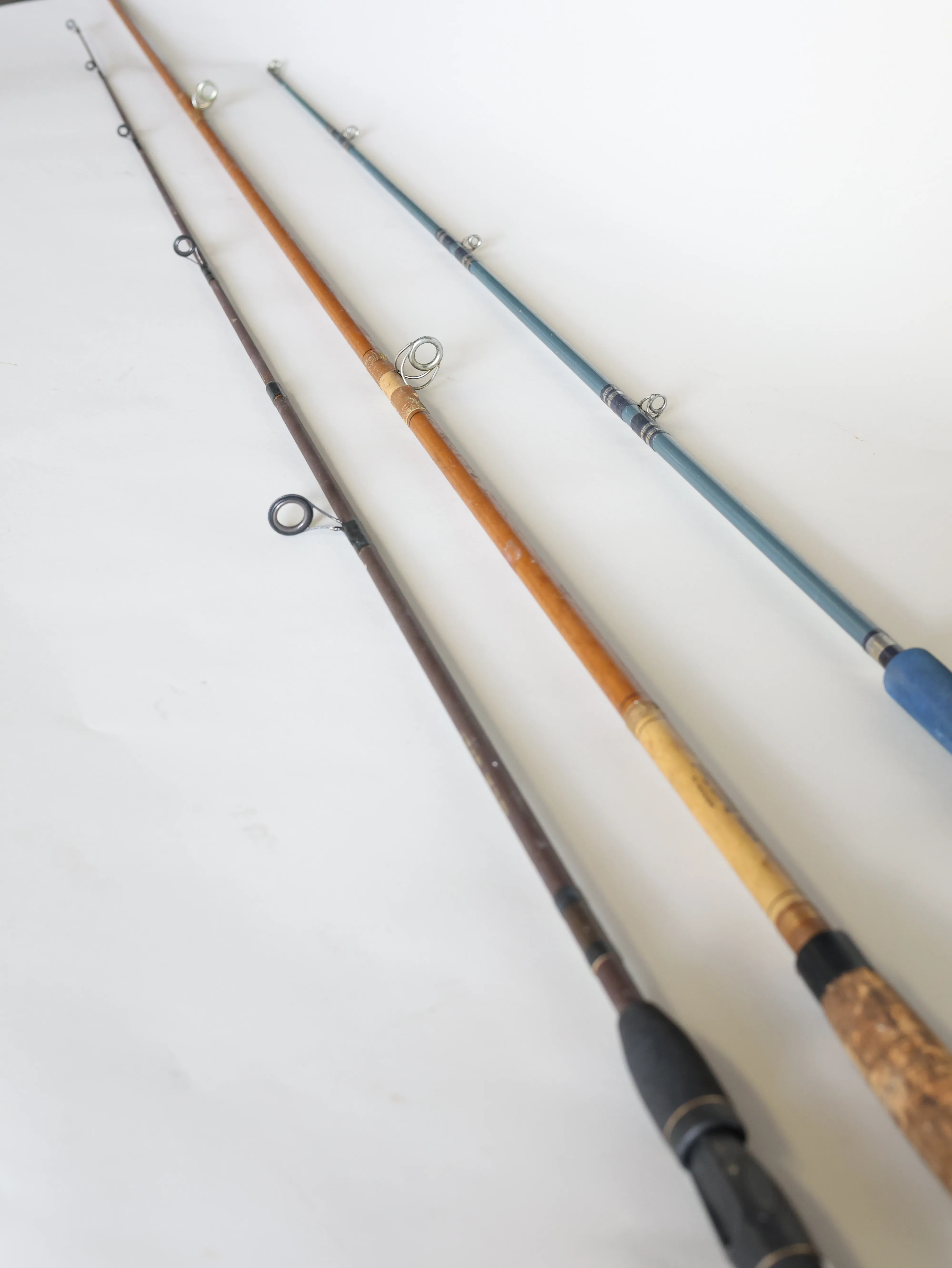 Fishing Rods vintage set of 3