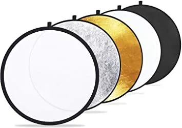 HIFFIN Reflector 42-inch / 107 cm 5 in 1 Collapsible Multi-Disc Light Reflector